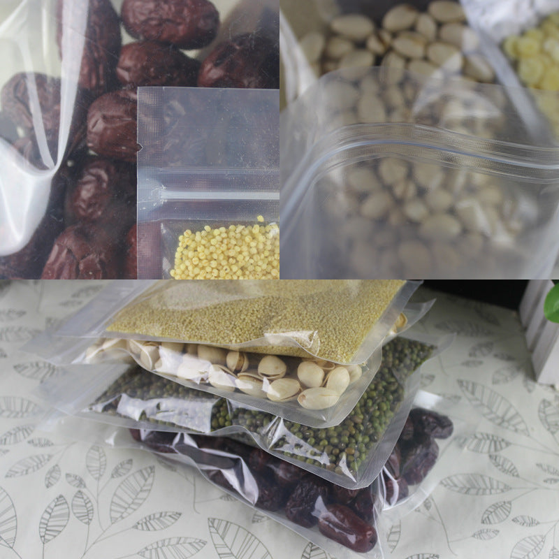 Clear Storage Ziplock Bag L