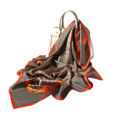 Pañuelo de seda rectangular