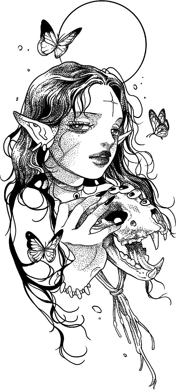 Tatuaje temporal de 2 x 4 pulgadas