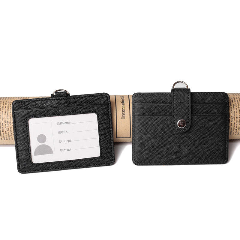 Étui horizontal en cuir avec cordon