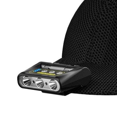Lampe LED à clip pour chapeau et casquette