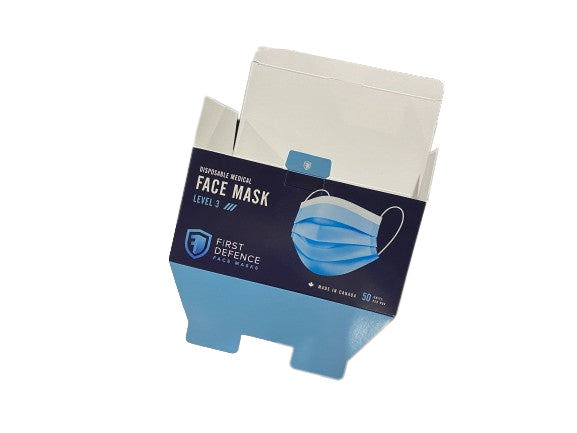 Boîte en papier cartonné blanc personnalisée