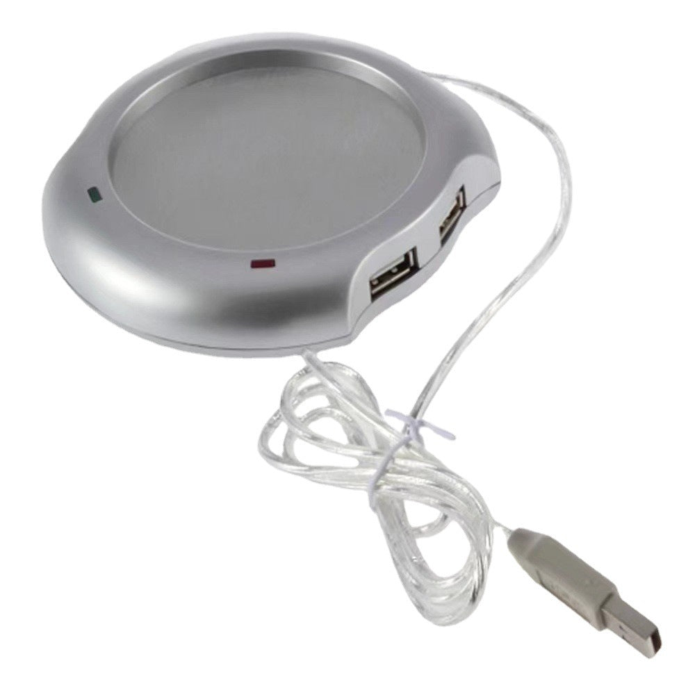 Calentador de tazas USB con concentrador de 4 puertos