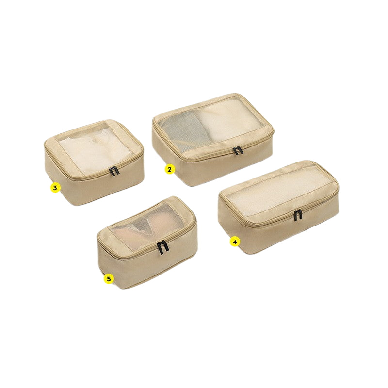 Ensemble de cubes d'emballage compressibles