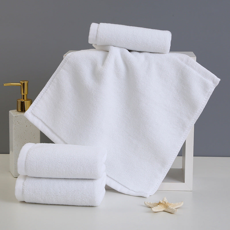 Serviette de sport en coton blanc