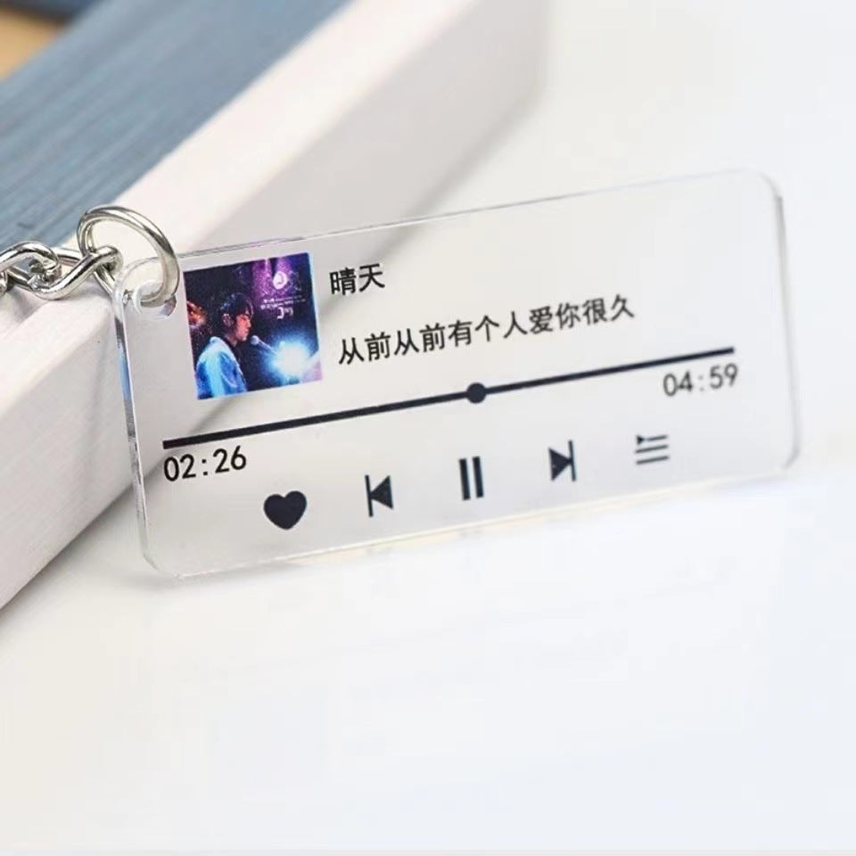 Custom Size Shape Acrylic Keychain