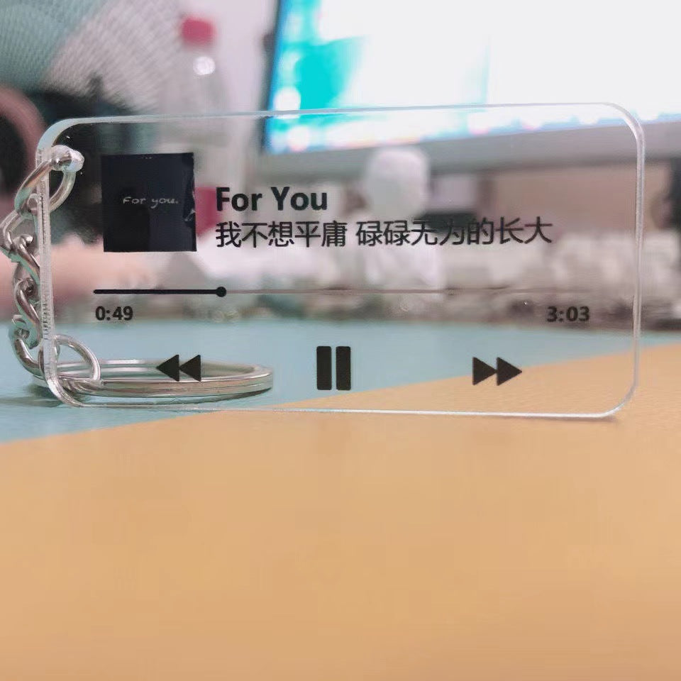 Custom Size Shape Acrylic Keychain