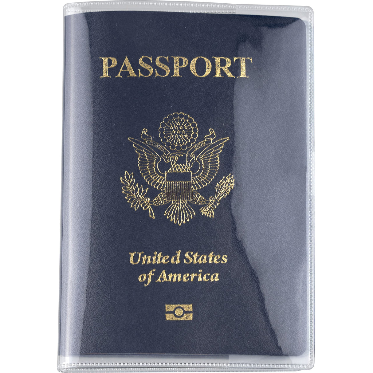 Funda de plástico transparente para pasaporte