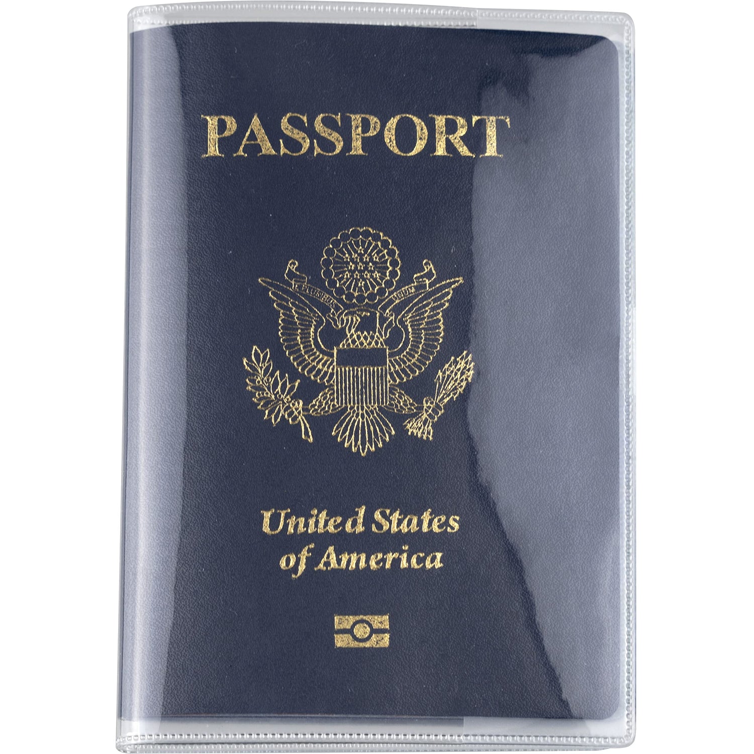 Funda de plástico transparente para pasaporte