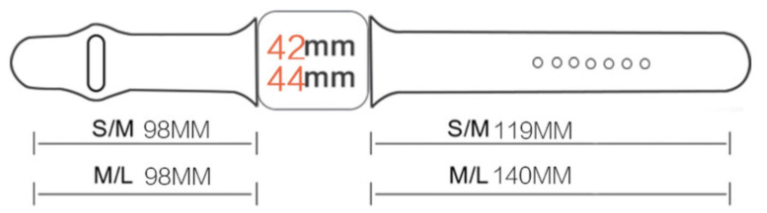 Correa de silicona para Apple Watch