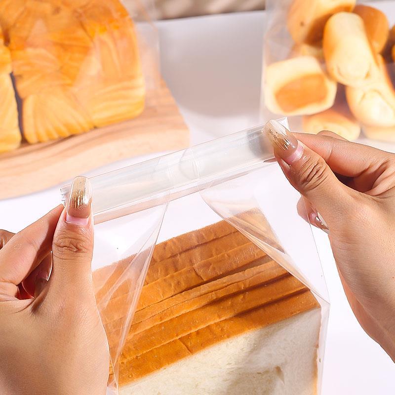 Bolsa grande transparente para pan