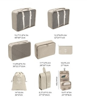 Juego de 8 cubos de embalaje