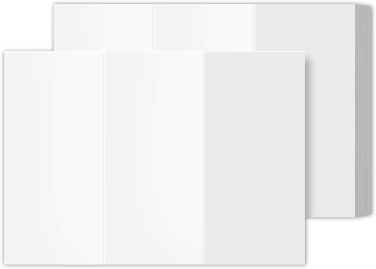 Papel tríptico plegable