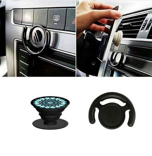 Pop Sockets con soporte para carrito con clip