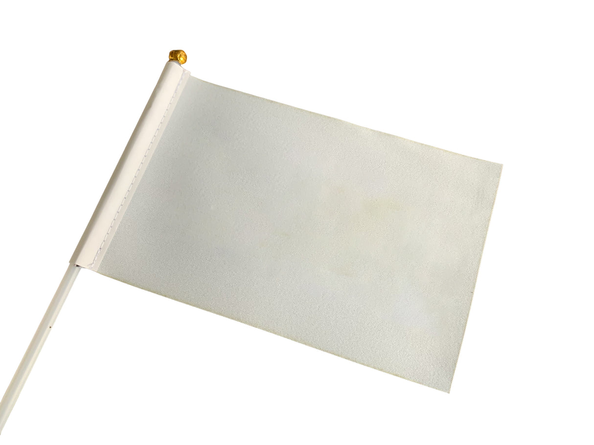 Hand Waving Flag With Stick