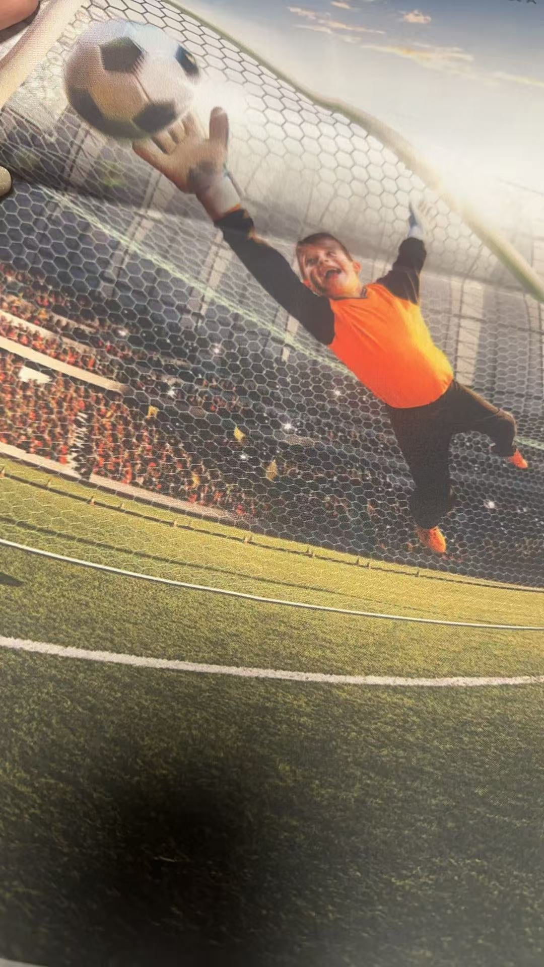 Hand Waving Flag With Stick