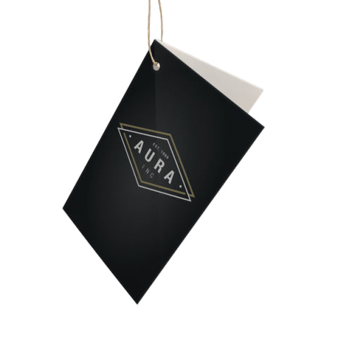 Custom Folded Hang Tags Printing