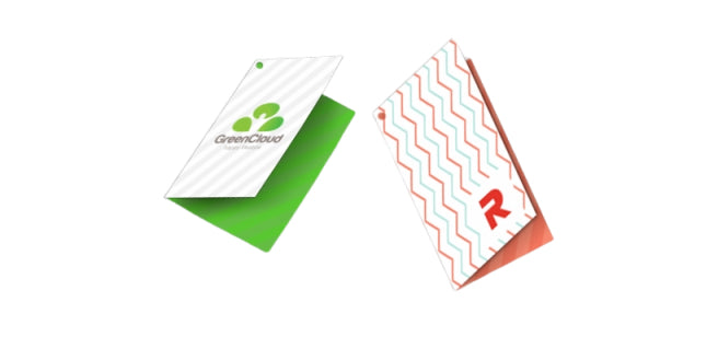 Custom Folded Hang Tags Printing