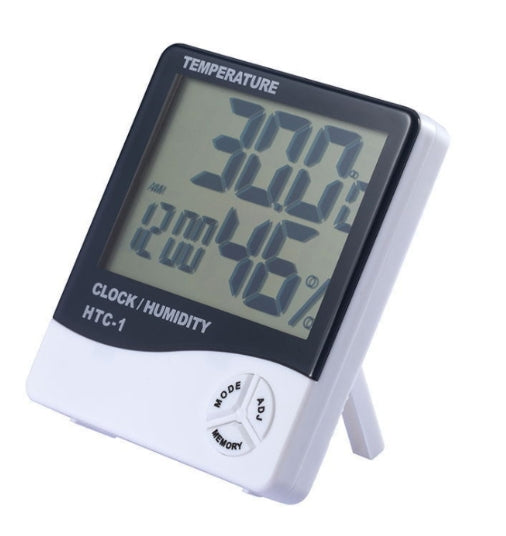 Digital Thermometer Hygrometer Clock