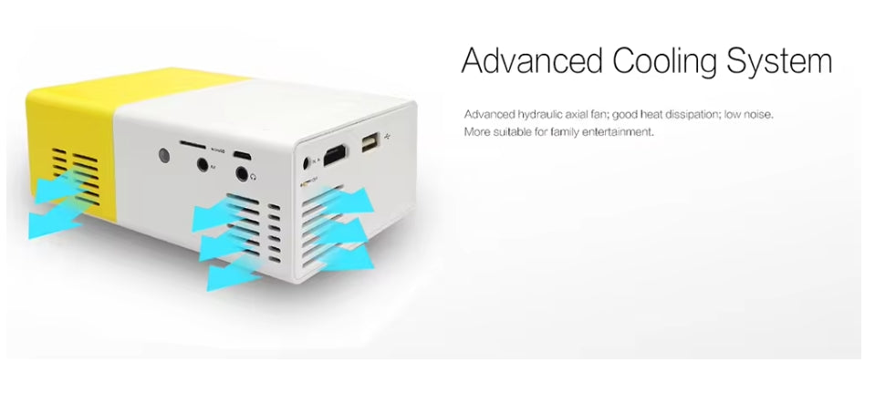 Miniproyector con cable