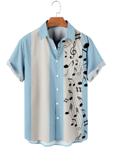 Chemise boutonnée tissée