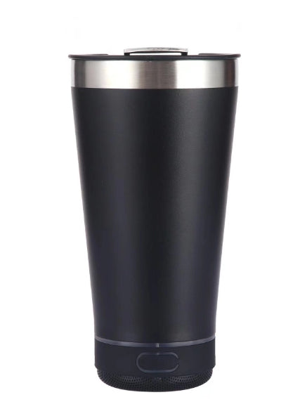 Taza de acero inoxidable con altavoz Bluetooth