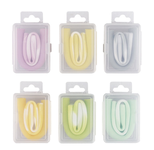 Paille pliable en silicone avec étui