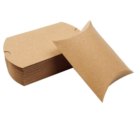 Boîte oreiller en papier kraft