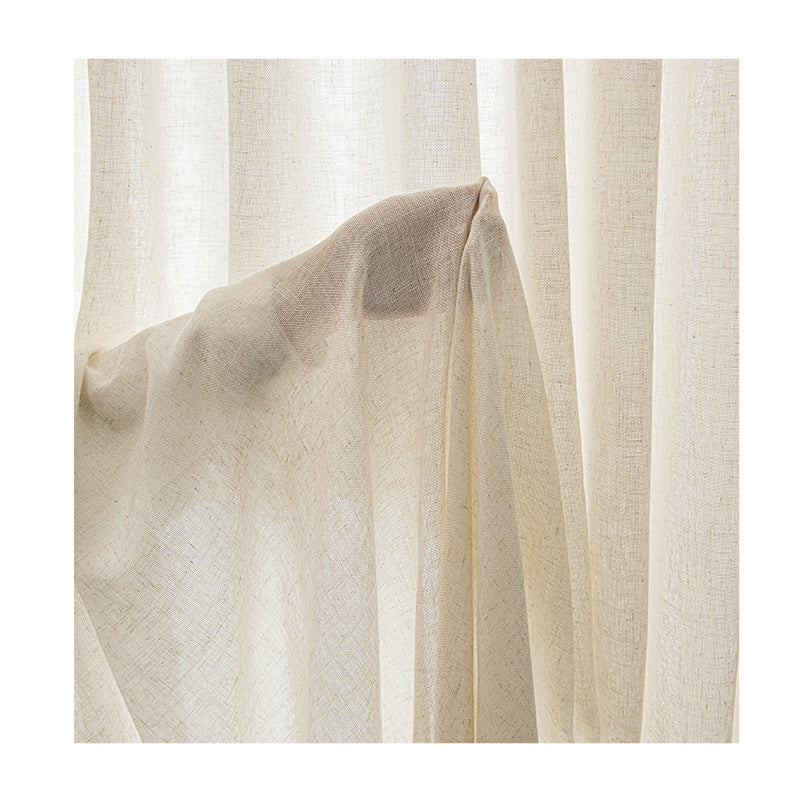 Cortina de lino de 164 x 100 pulgadas