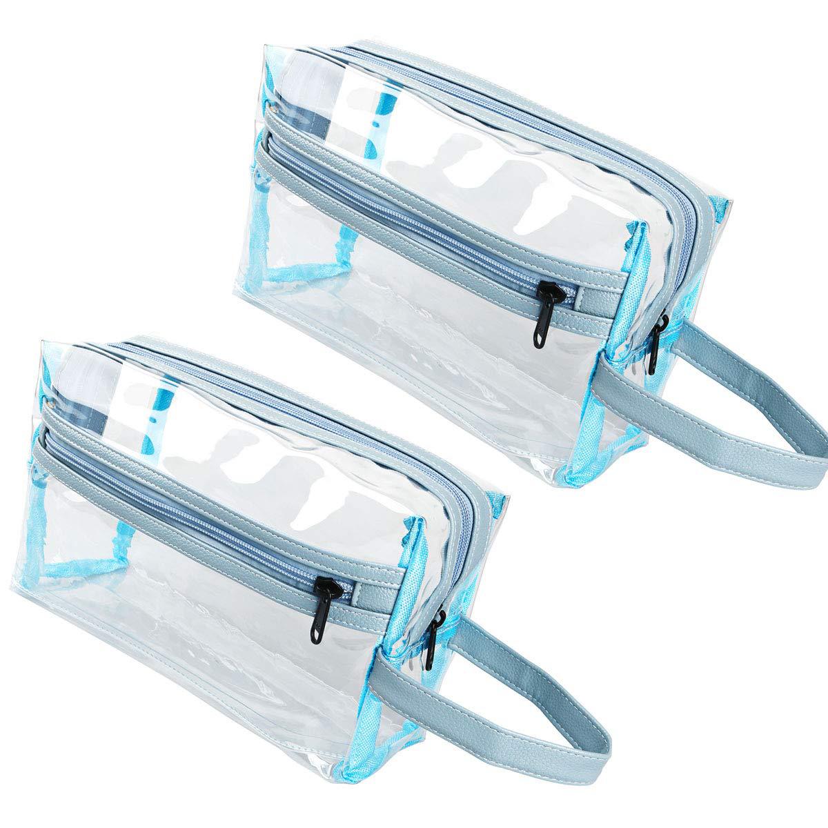 Bolsa de maquillaje de viaje transparente