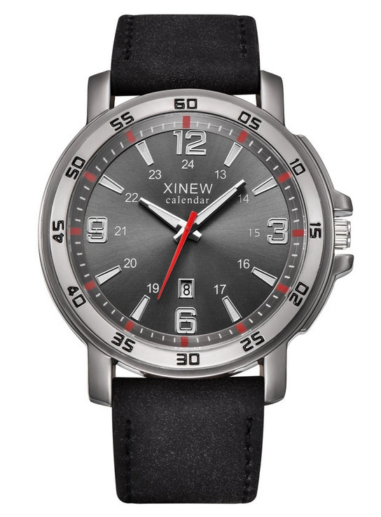 Reloj de cuarzo con calendario para hombre