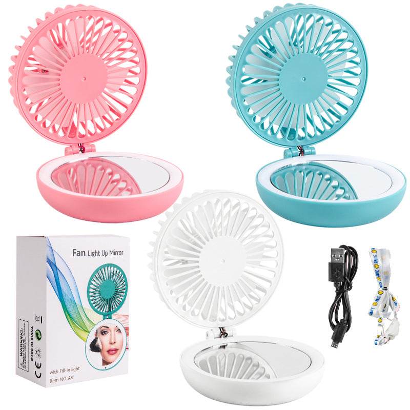 Makeup Mirror With Usb Fan