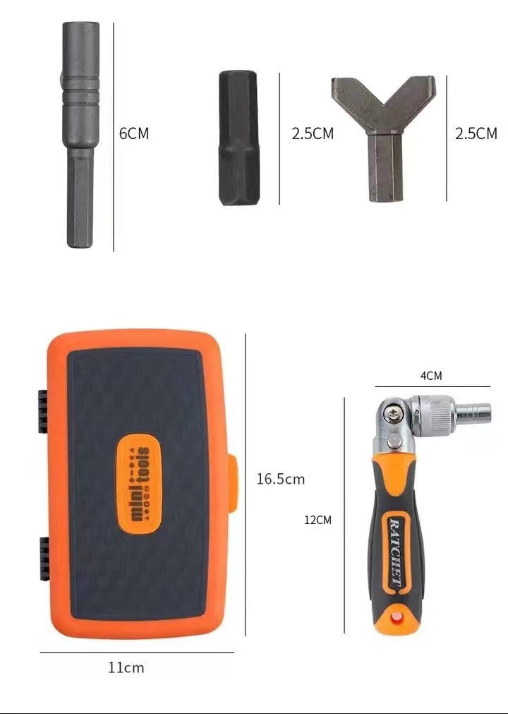 38 In 1 Folding Ratchet Screwdriver