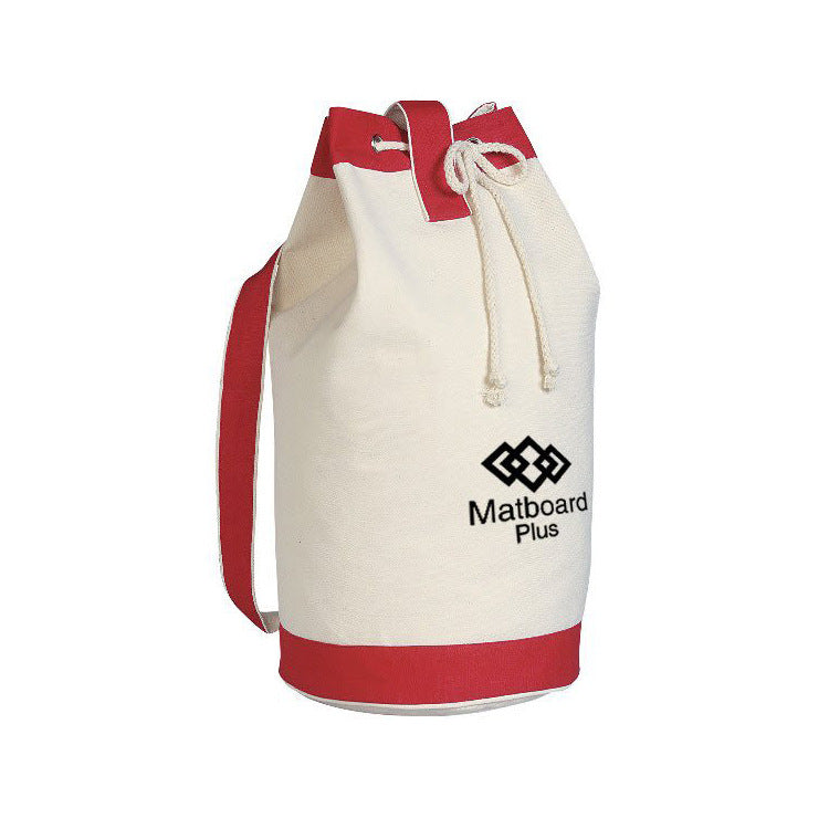 Mochila con cordón y velcro personalizada