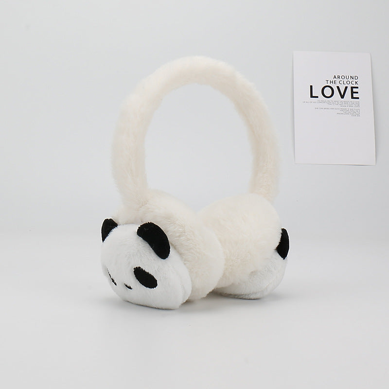 Cache-oreilles unisexe en forme de panda mignon