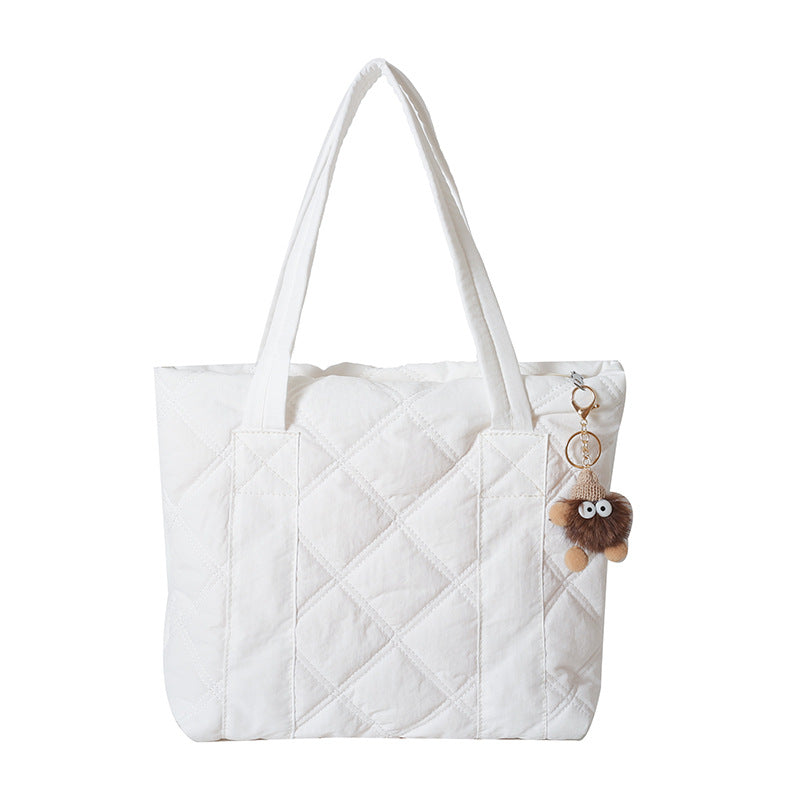 Bolso de mano de nailon de un solo hombro