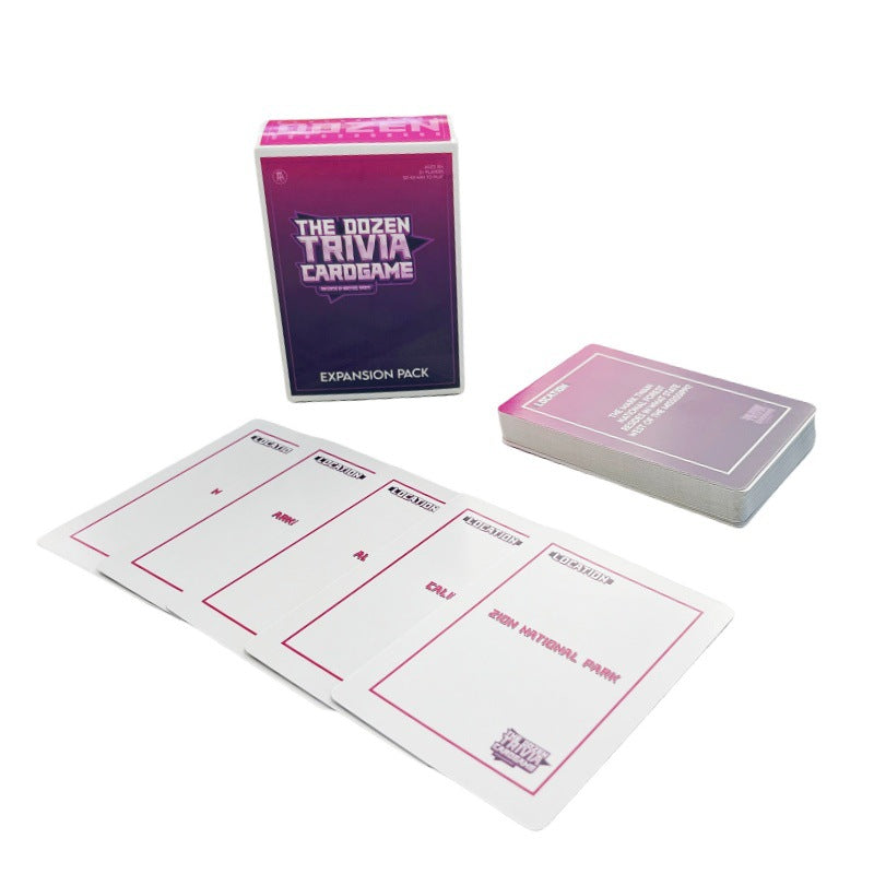 Juego de cartas coleccionables personalizadas de 2 barajas