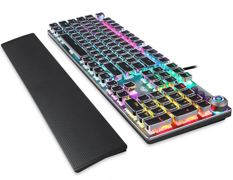 Teclado mecánico estilo máquina de escribir