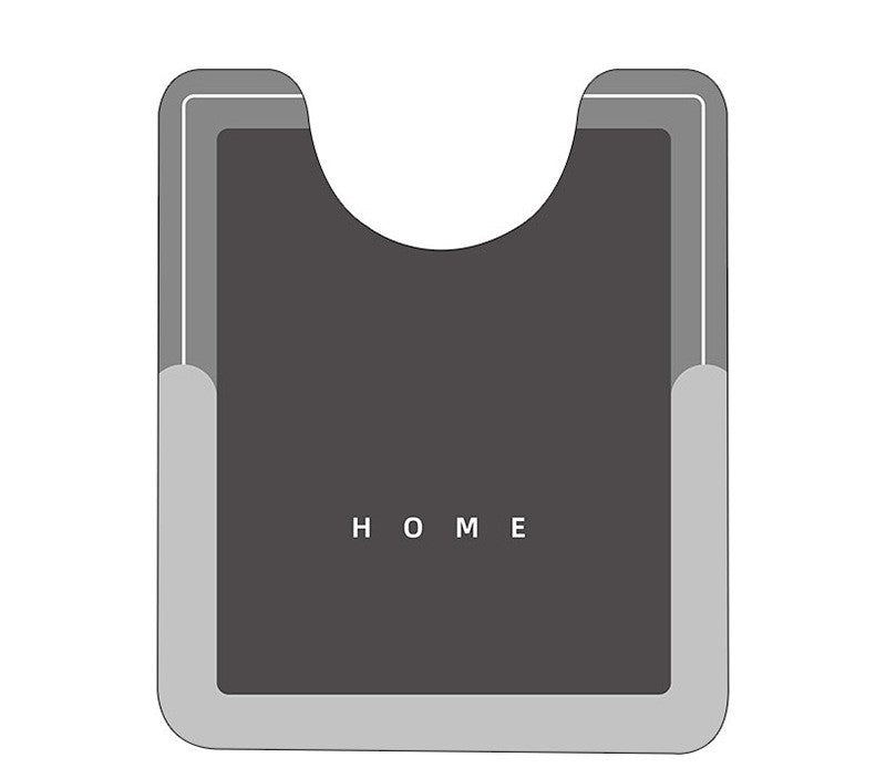 Tapis de toilette en forme de U