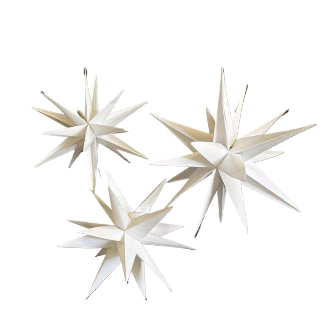 Adorno para árbol de Navidad con forma de estrella