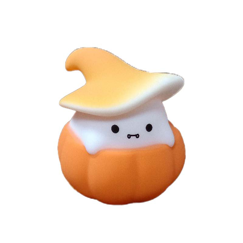 Jolie veilleuse citrouille sorcière