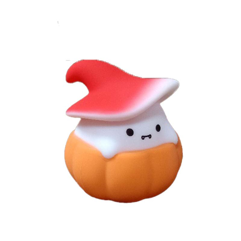 Jolie veilleuse citrouille sorcière