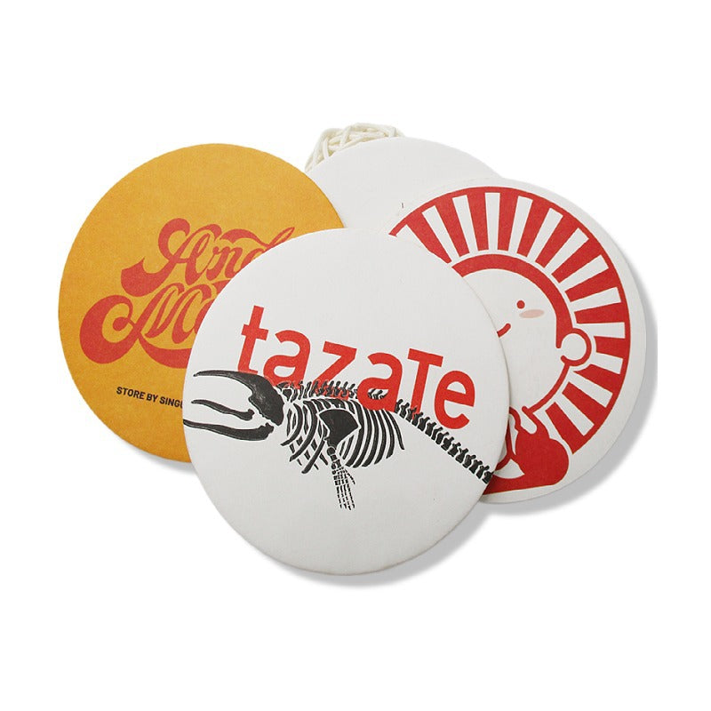 Posavasos de cartón de 3,5 pulgadas