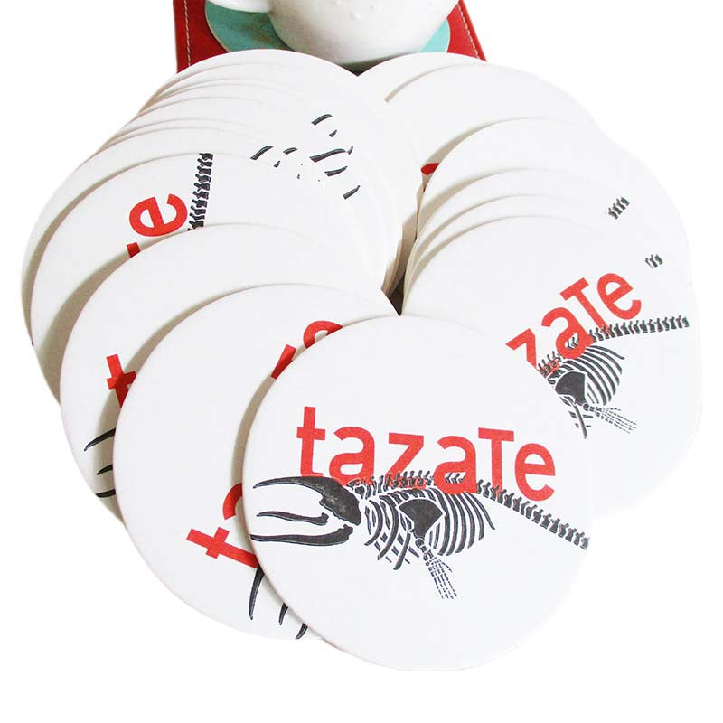 Posavasos de cartón de 3,5 pulgadas