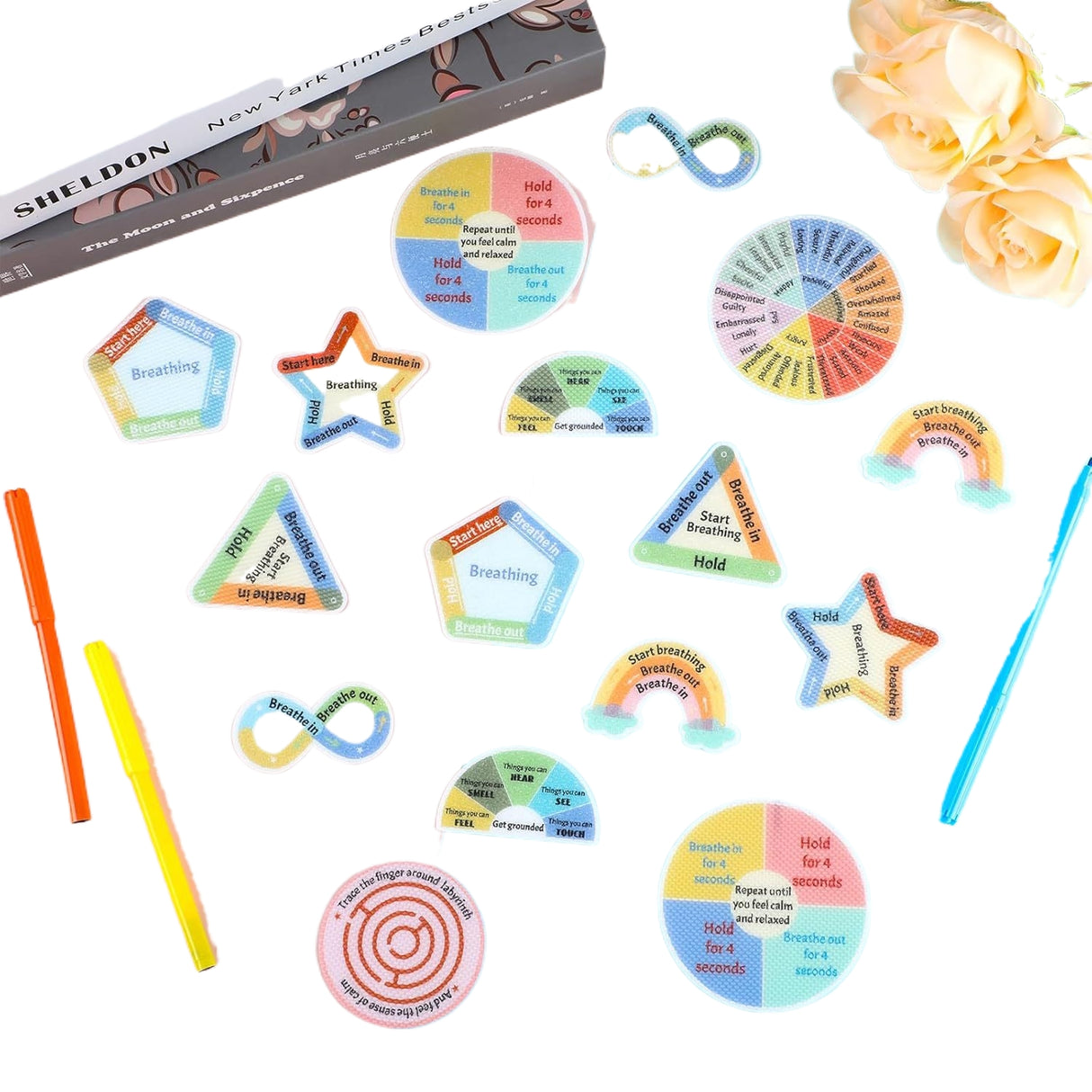 Les autocollants Calm peuvent être personnalisés