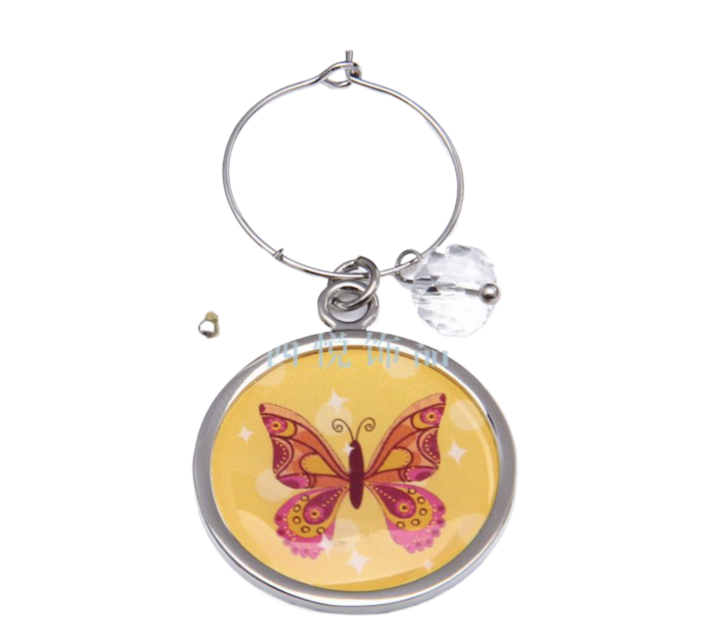 Colgante de copa de vino de aleación