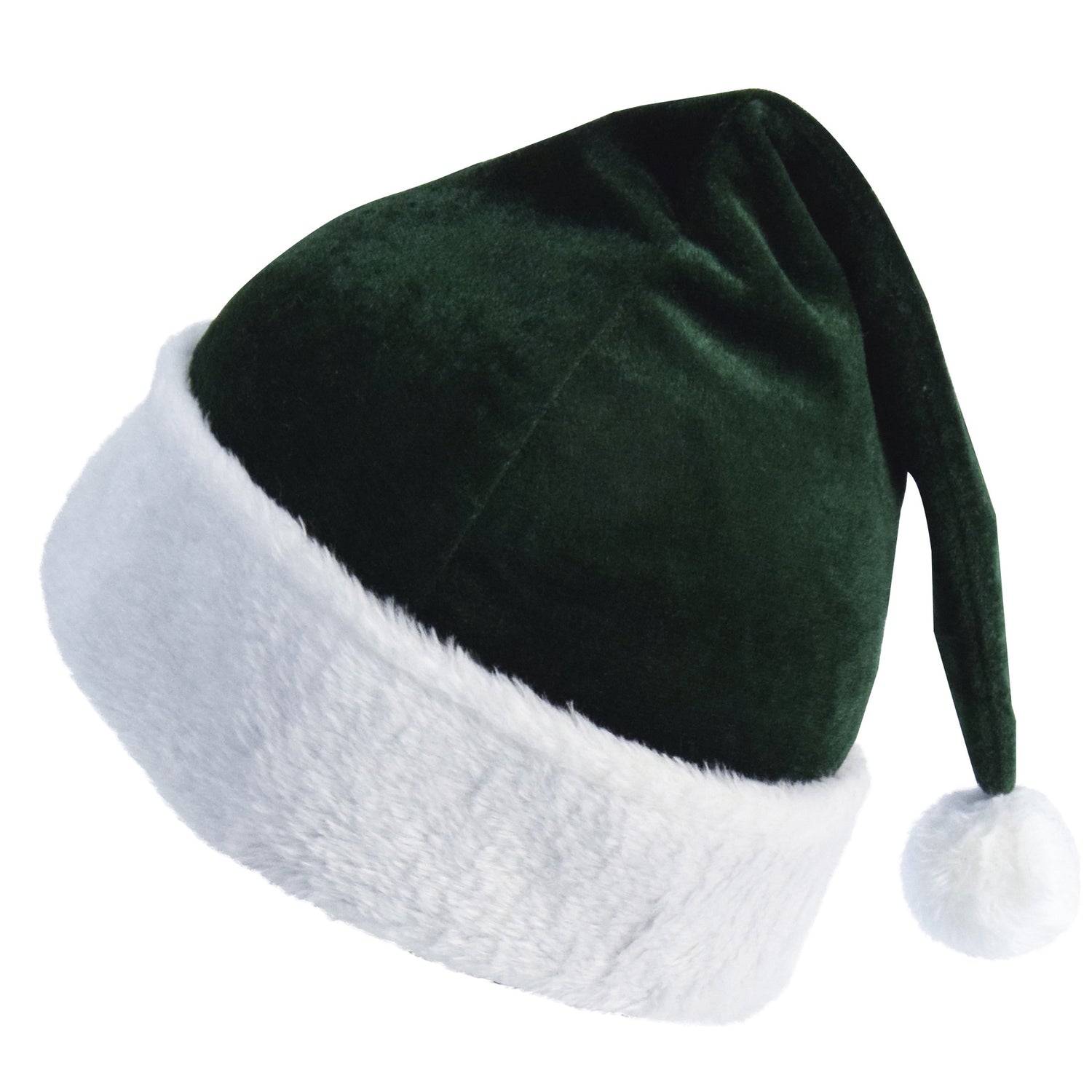 Gorro navideño verde personalizado