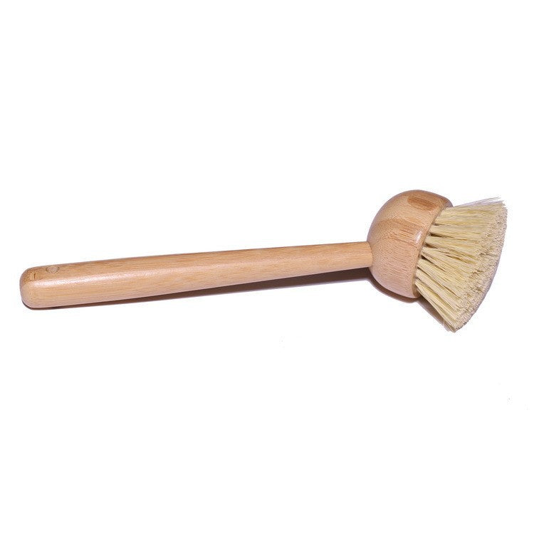 Cepillo de bambú para fregar platos