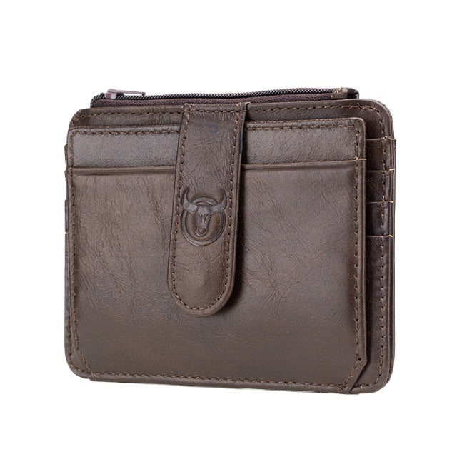 Estuche de cuero para tarjetas