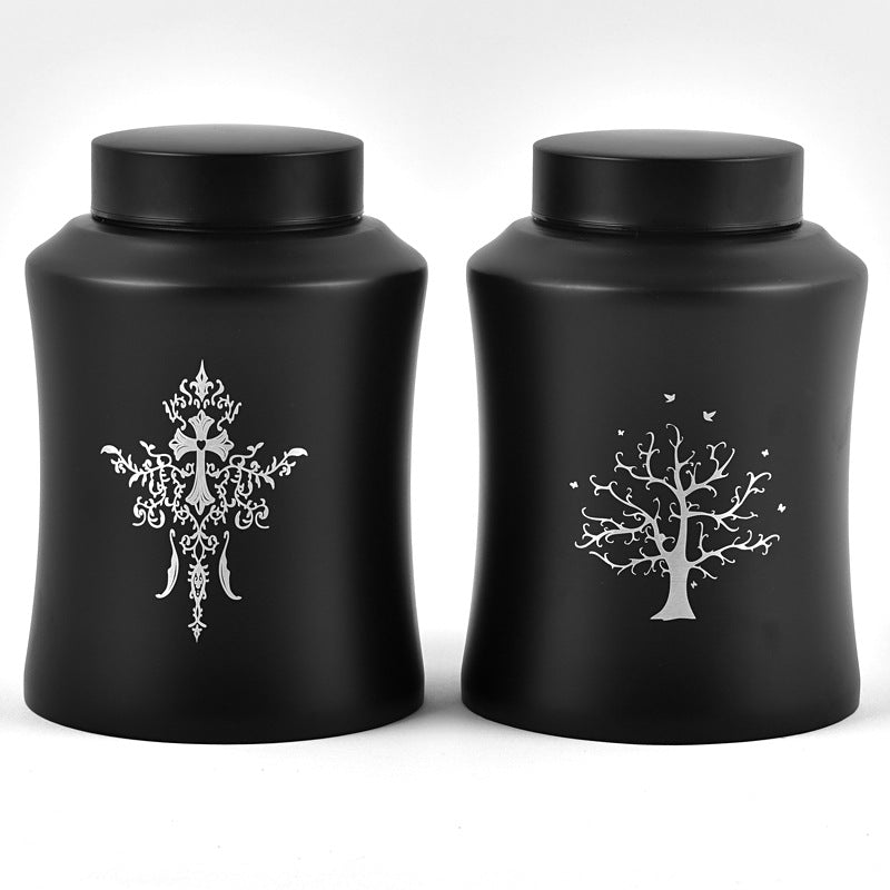 Urna de cremación de acero inoxidable